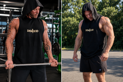 DemiGod Hooded Muscle Tank